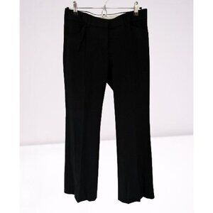THEORY Size 4 Black Pants Trousers Flare Leg Black Site Pockets